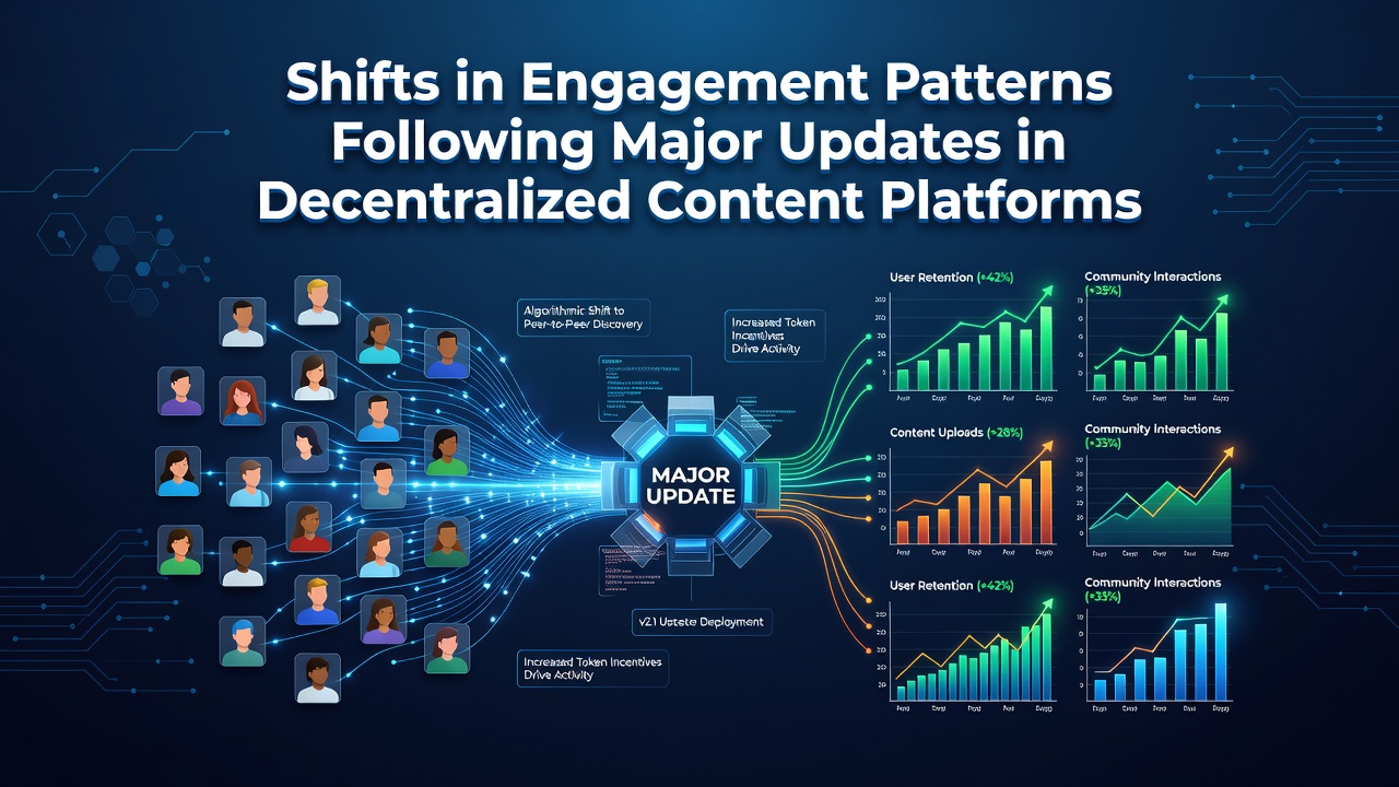 Shifts in Engagement Patterns Following Major Updates in Decentralized Content Platforms